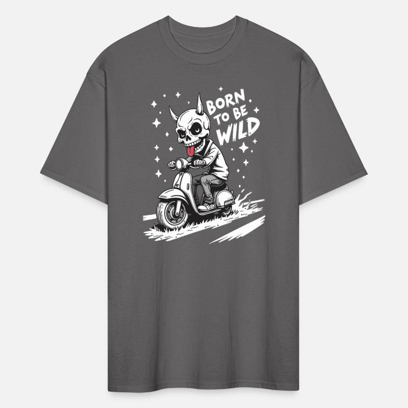Born to Be Wild - Skull Devil on Scooter