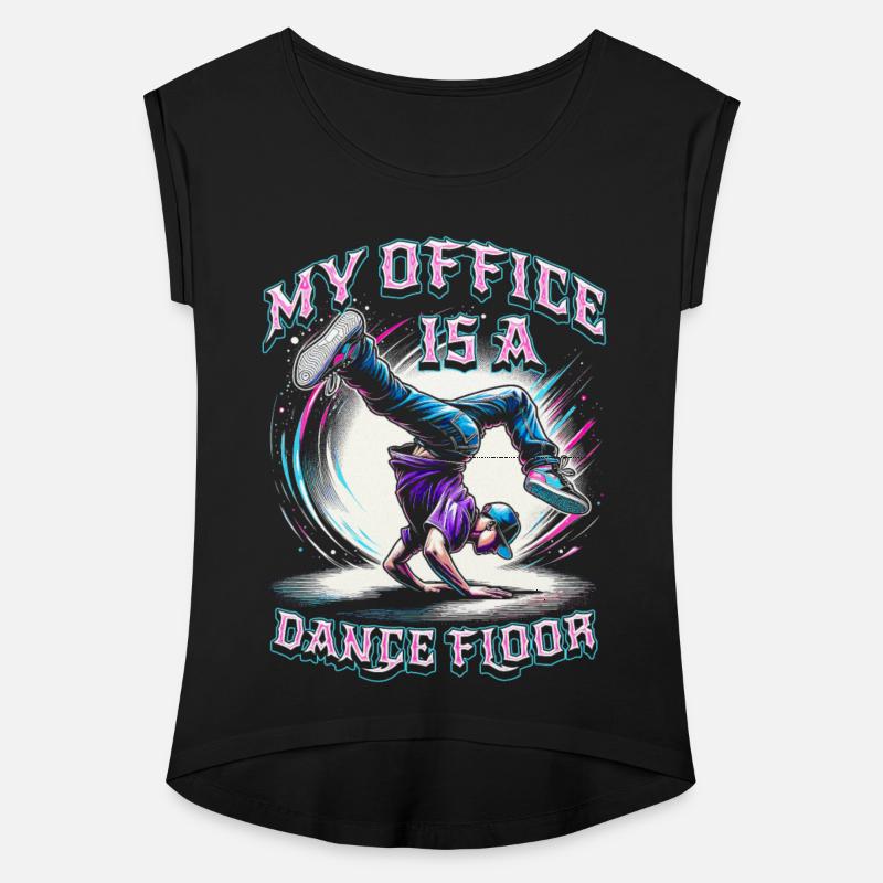 Breakdancing B-boy My office is a dance floor