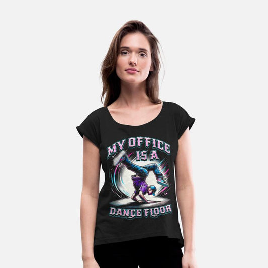 Breakdancing B-boy My office is a dance floor