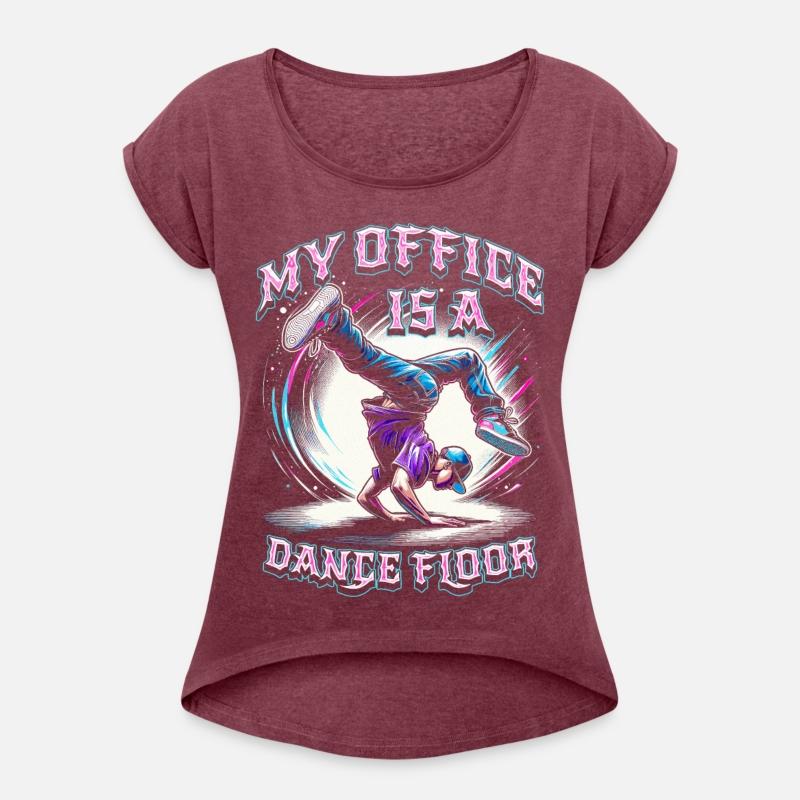 Breakdancing B-boy My office is a dance floor