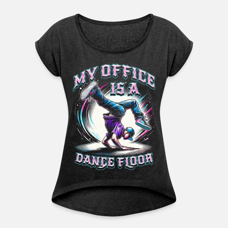 Breakdancing B-boy My office is a dance floor