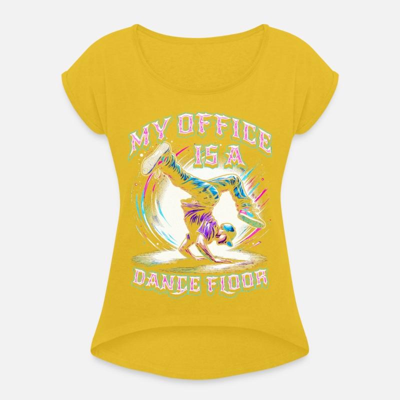 Breakdancing B-boy My office is a dance floor