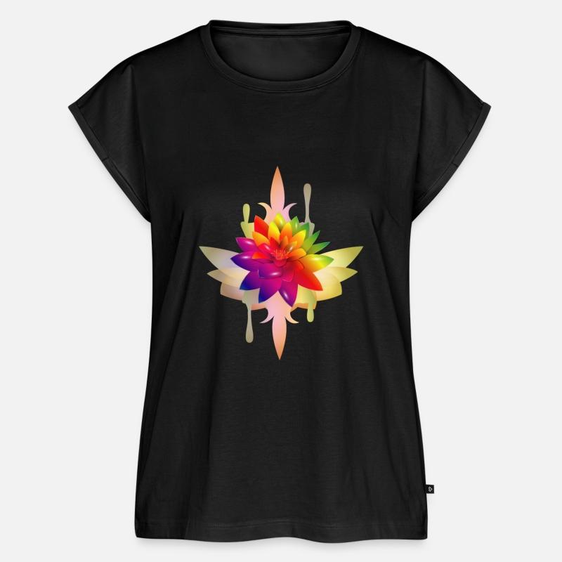 bright colorful fantasy lotus blossom