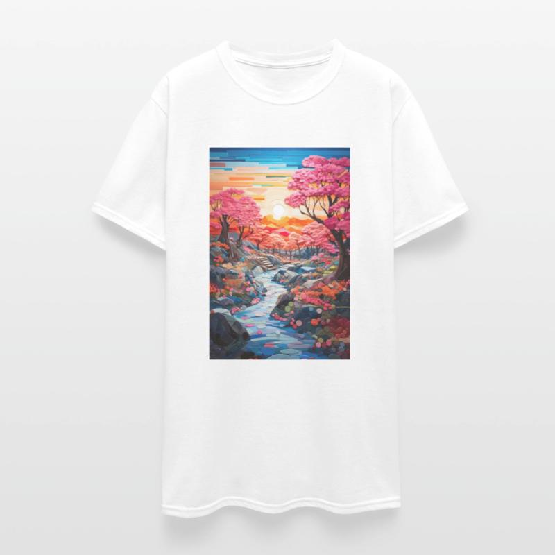 Bright Zen Garden Collage - Peace