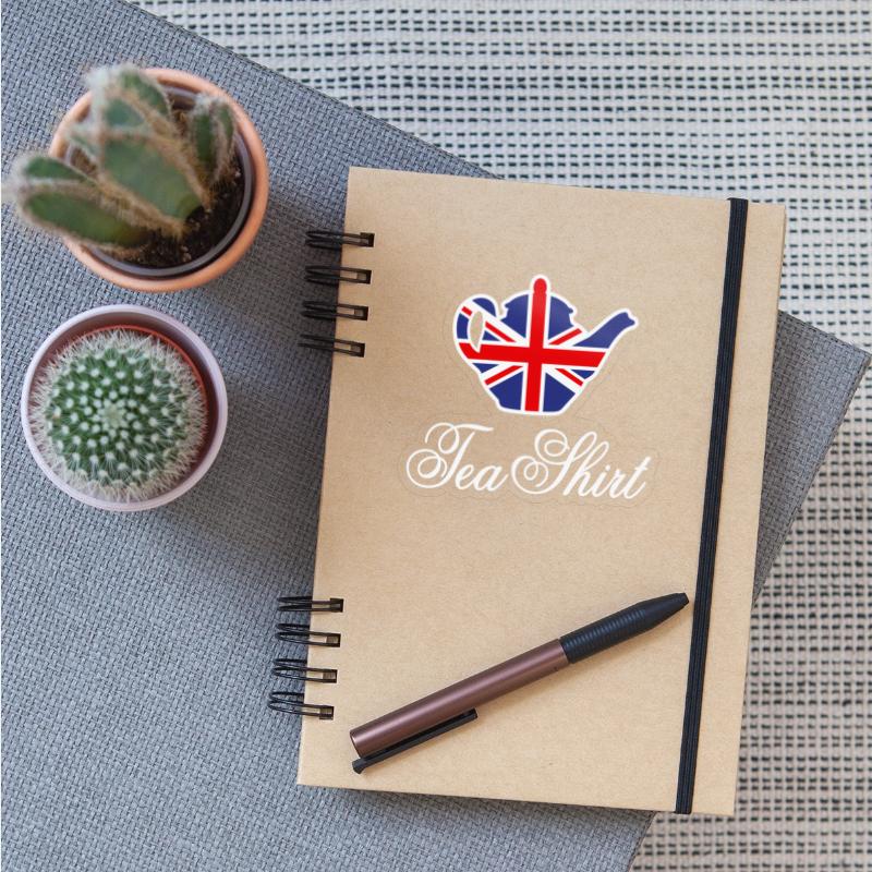 British Tea Uk Teapot Union Jack Flag Tea Pun