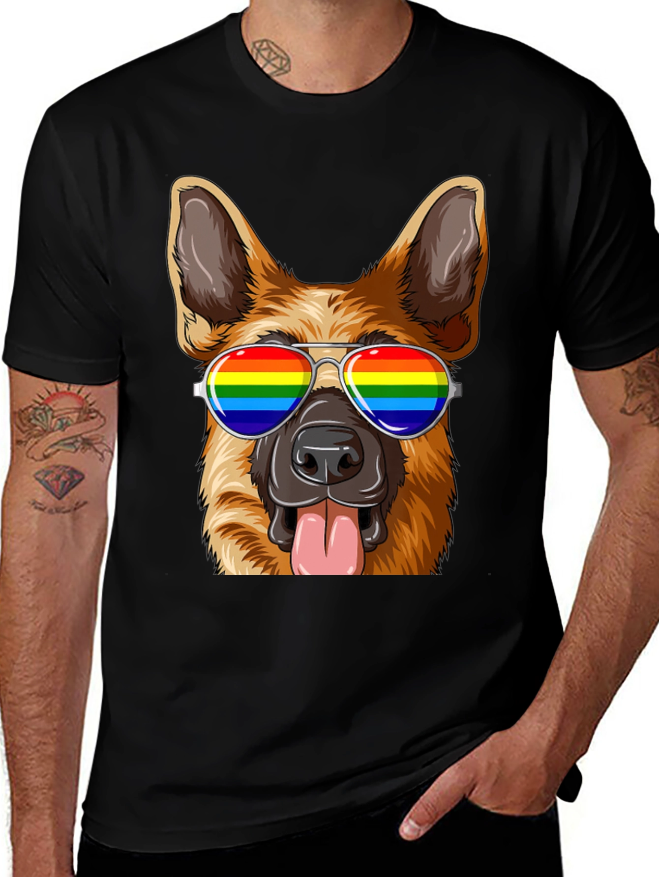 Cool Dog Graphic Tee - Pride Edition