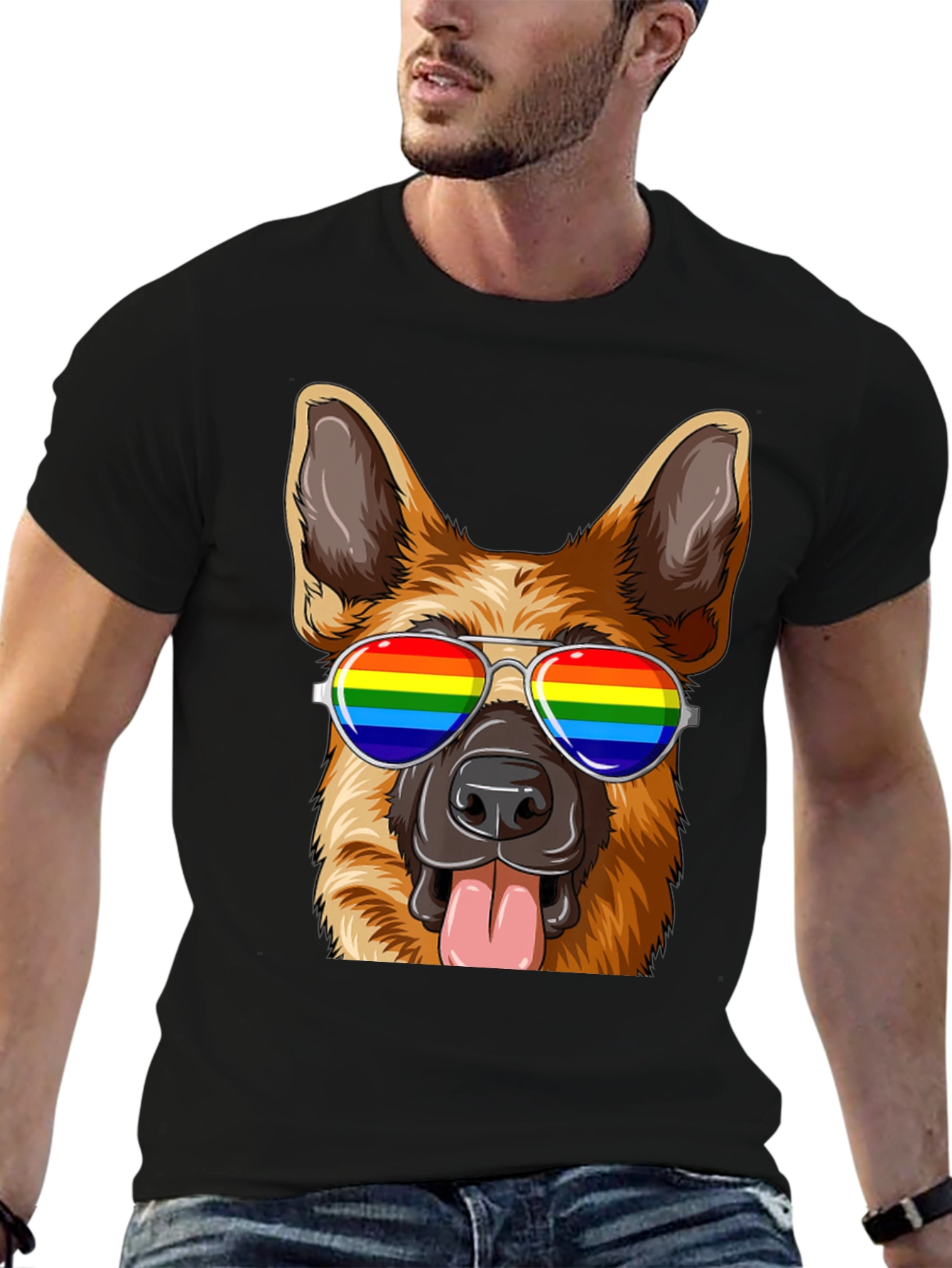 Cool Dog Graphic Tee - Pride Edition