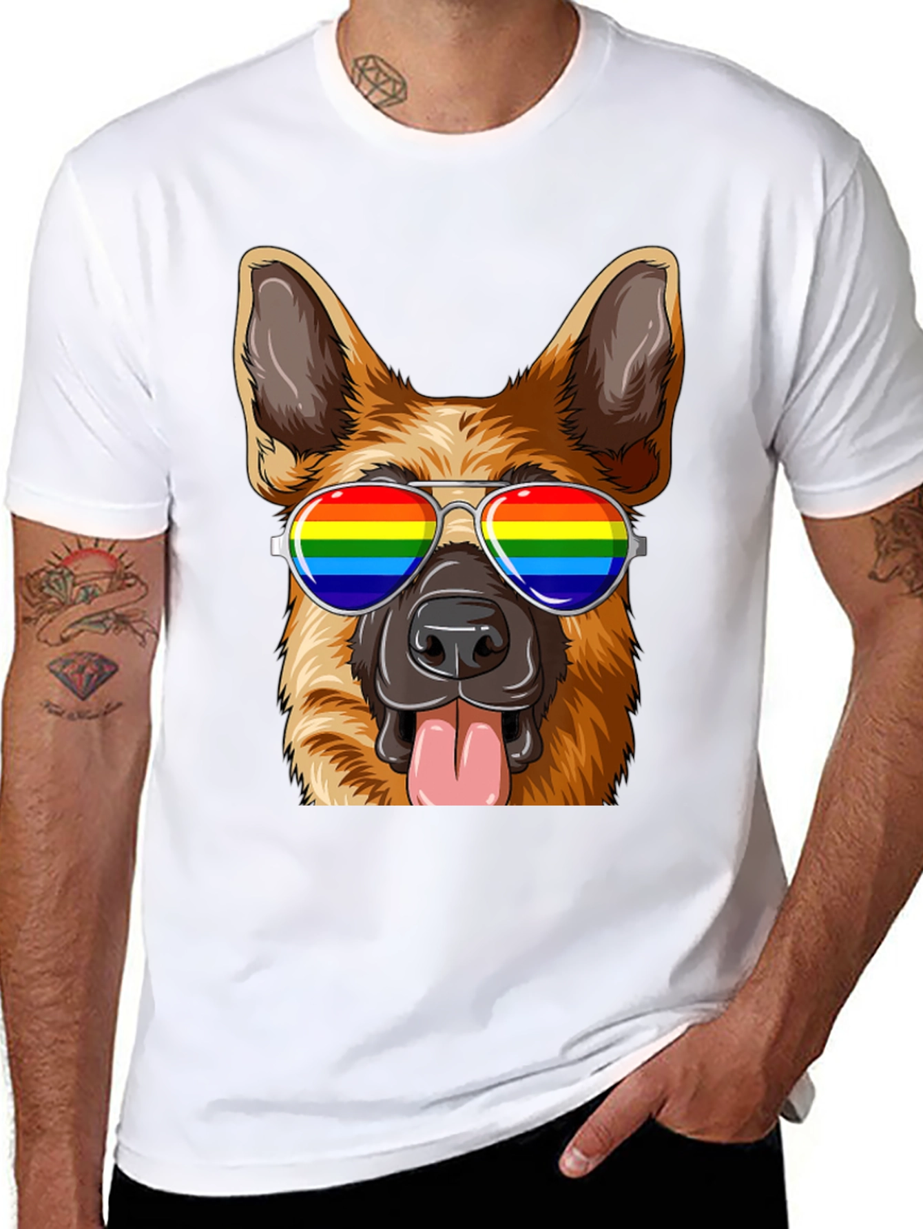 Cool Dog Graphic Tee - Pride Edition