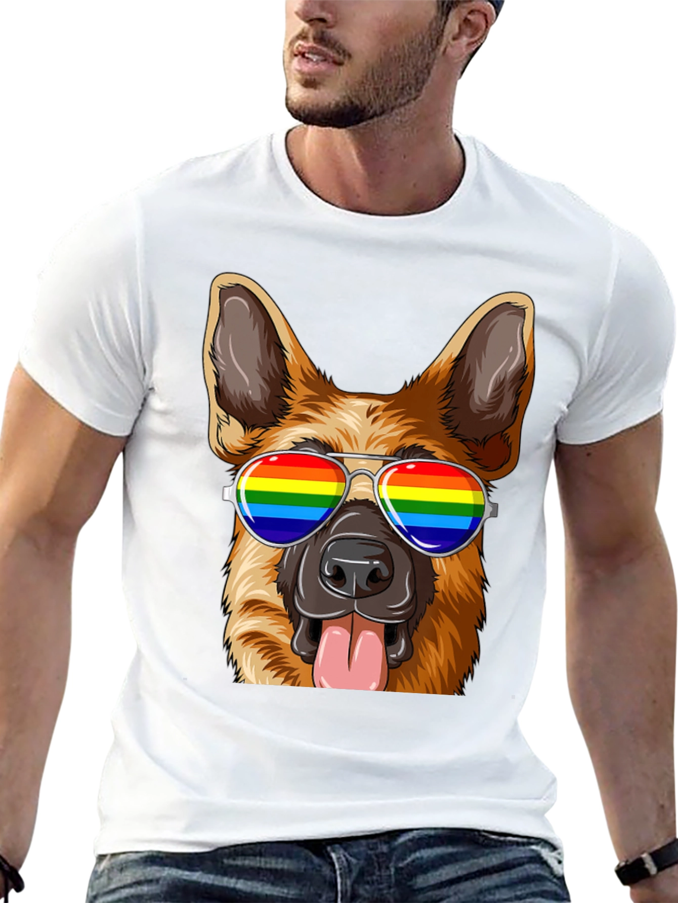 Cool Dog Graphic Tee - Pride Edition