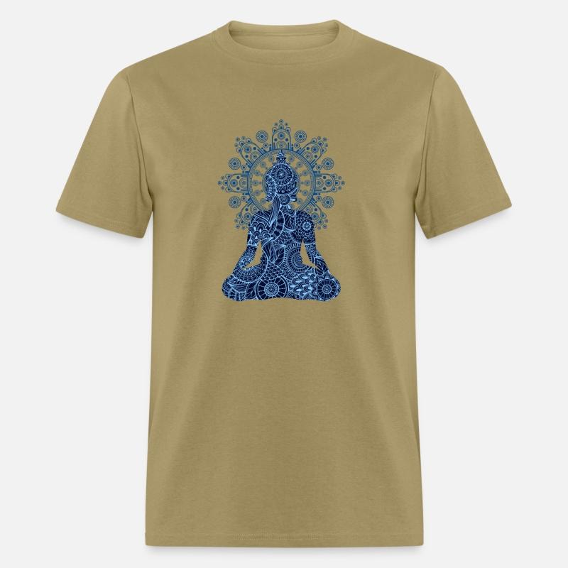 Buddha on Bohemian Mandala | Spiritual Om New Age