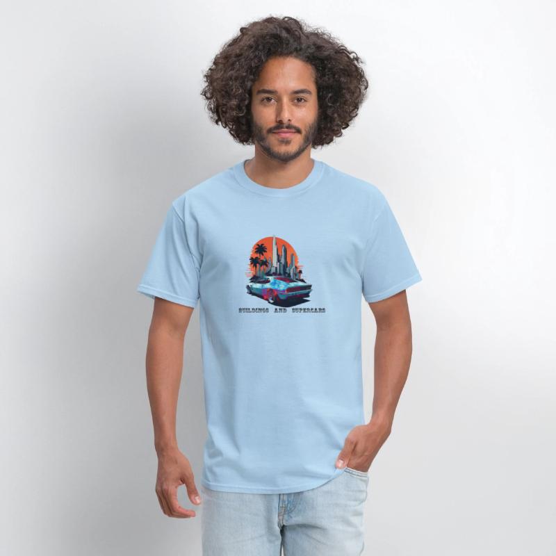 buildings and supercars