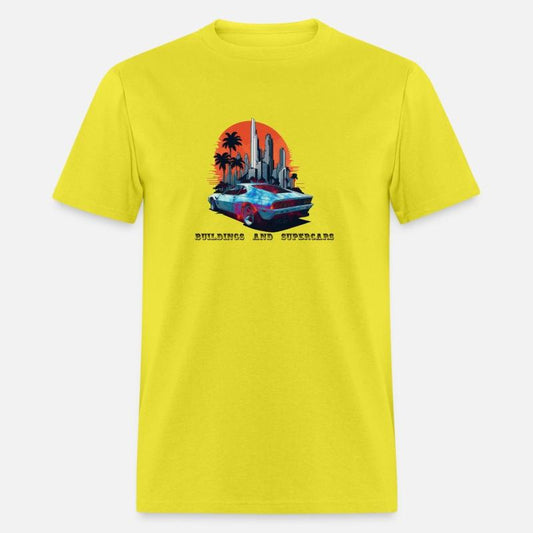 buildings and supercars