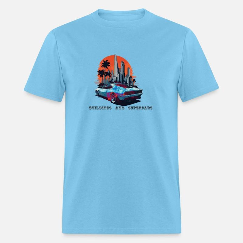 buildings and supercars