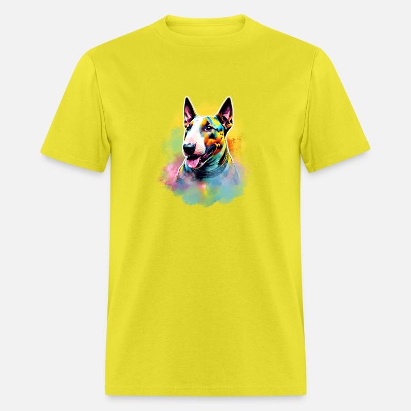 Bull Terrier Colorful Cloud