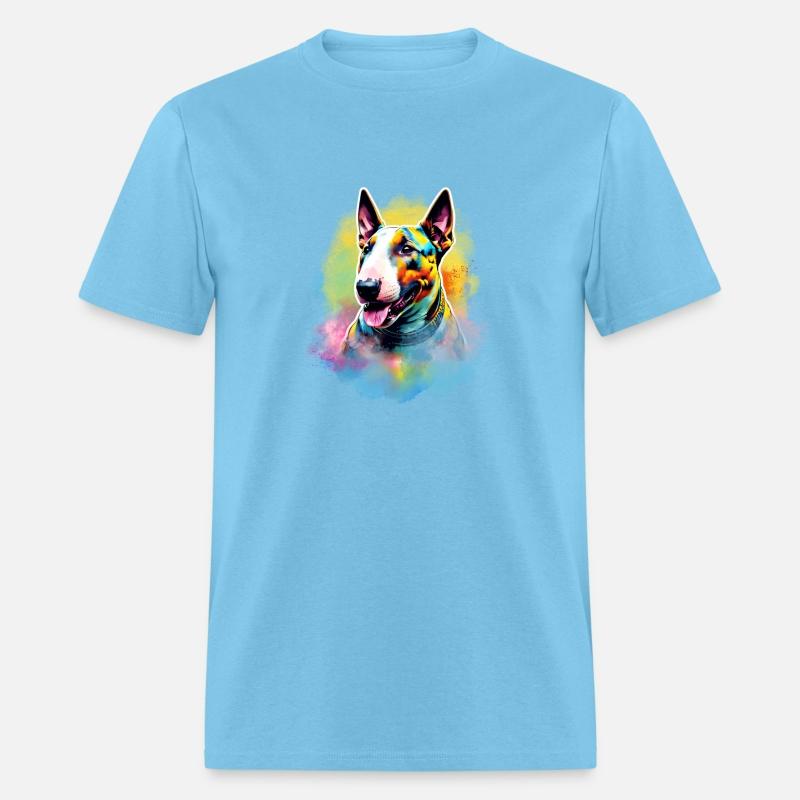 Bull Terrier Colorful Cloud