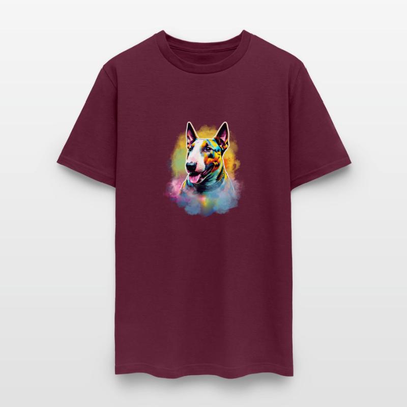 Bull Terrier Colorful Cloud