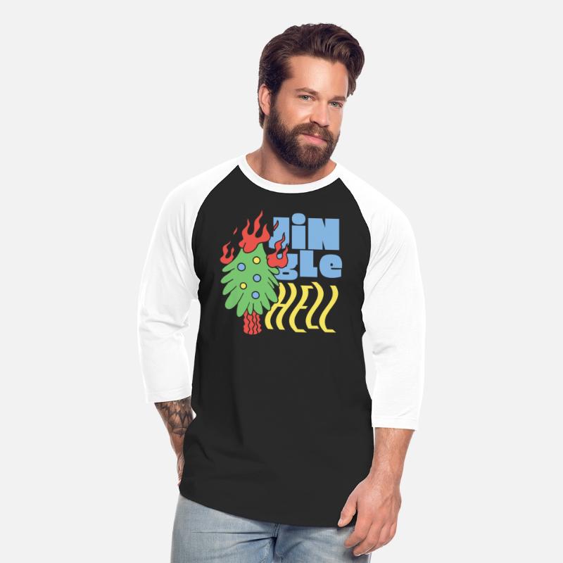 burning christmas tree - jingle hell