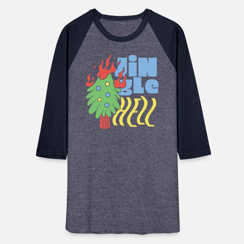 burning christmas tree - jingle hell