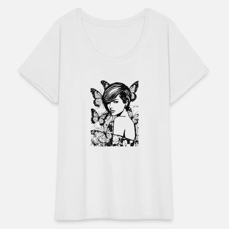 Butterfly Bliss with a Single Girl"