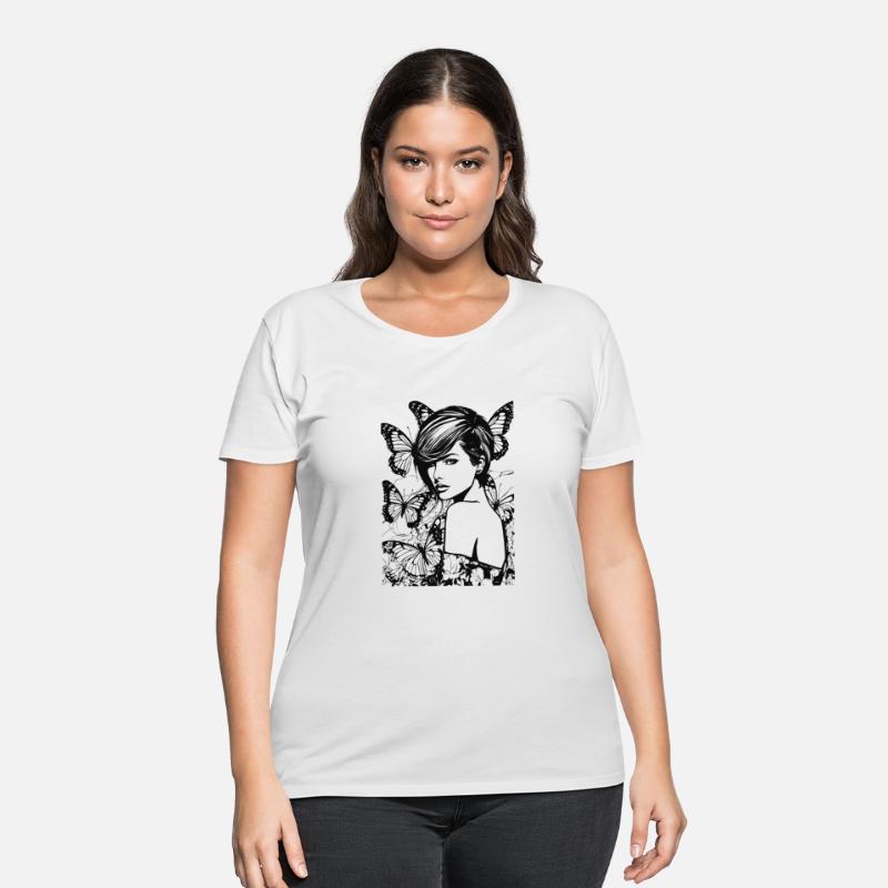 Butterfly Bliss with a Single Girl"