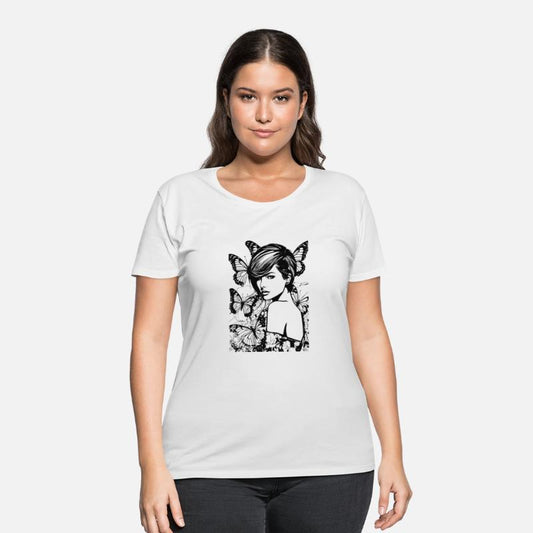 Butterfly Bliss with a Single Girl"