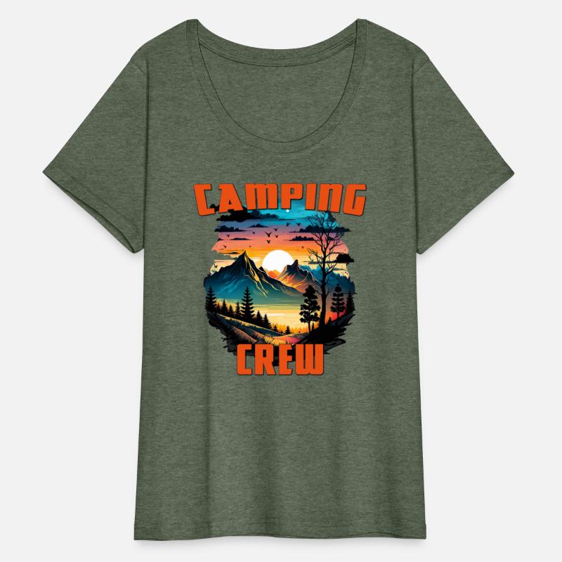 camping crew, hiking, camping trips design