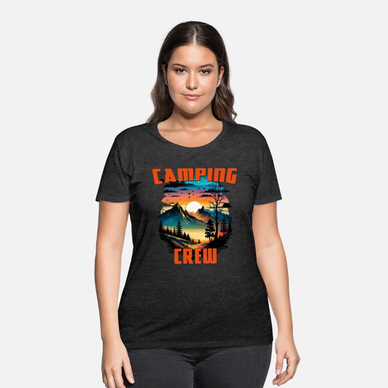 camping crew, hiking, camping trips design