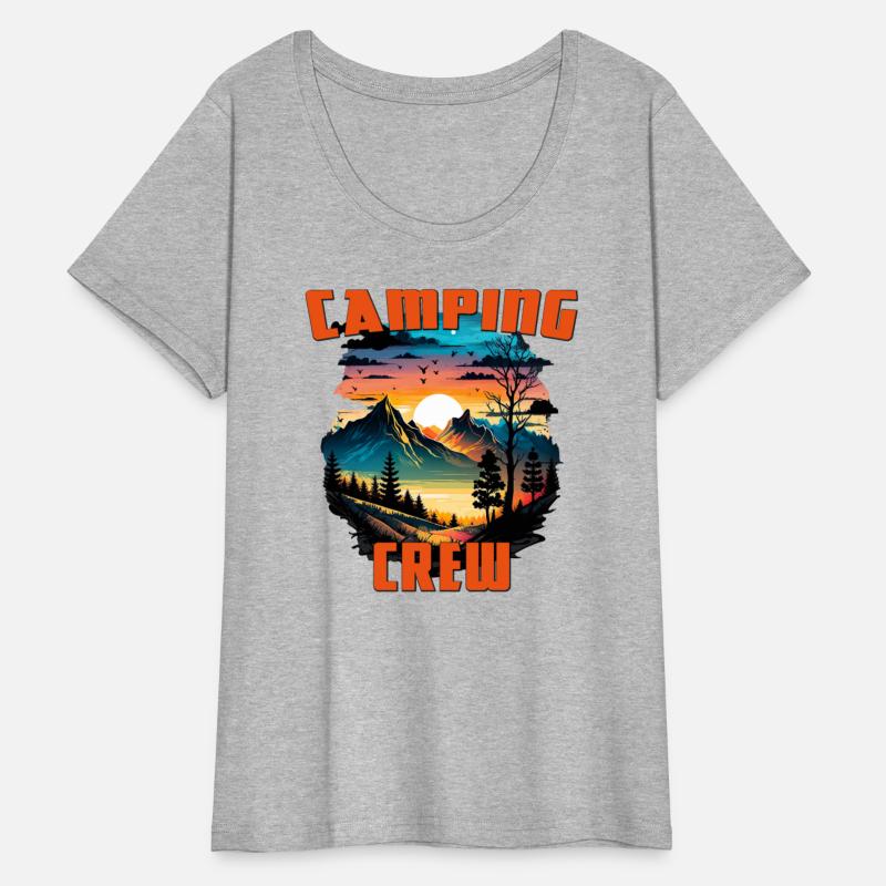 camping crew, hiking, camping trips design