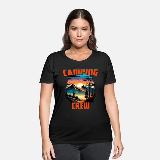 camping crew, hiking, camping trips design