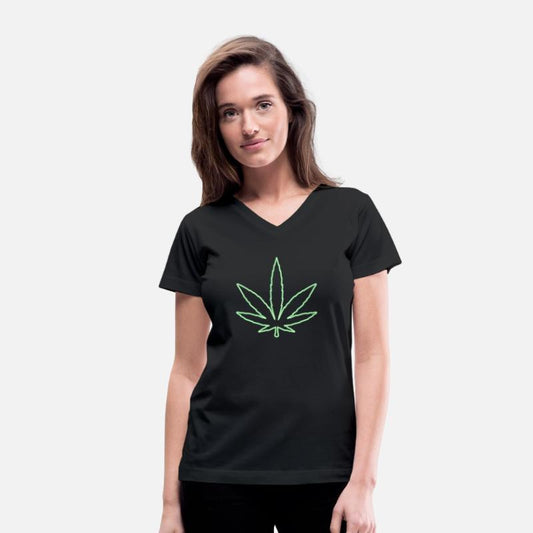 Cannabisleaf neon