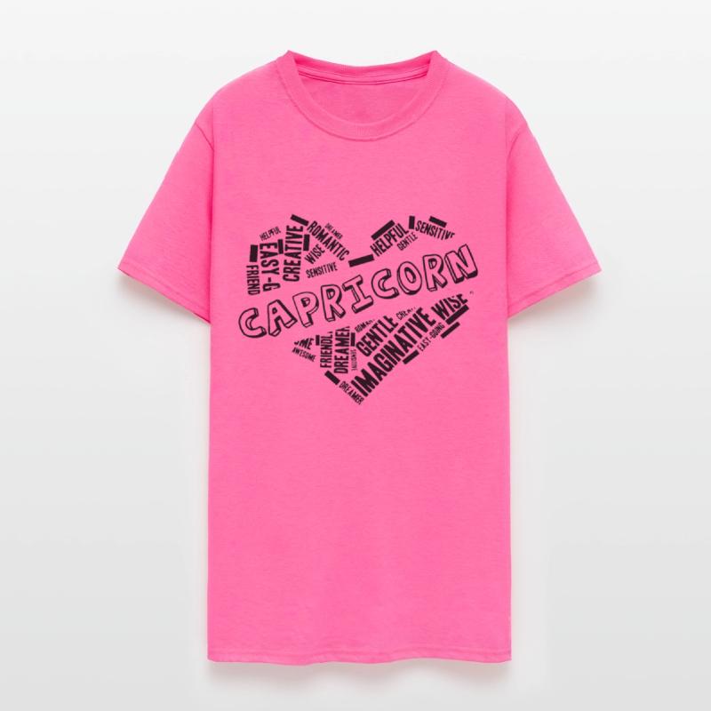 Capricorn Heart Word Cloud Doodle Astrology Zodiac