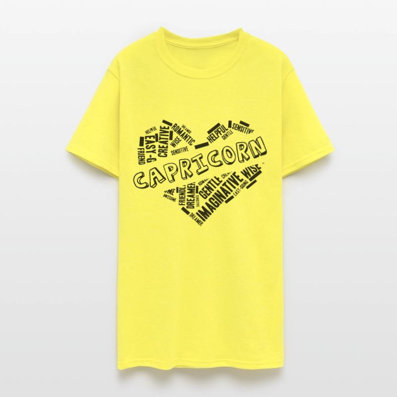 Capricorn Heart Word Cloud Doodle Astrology Zodiac