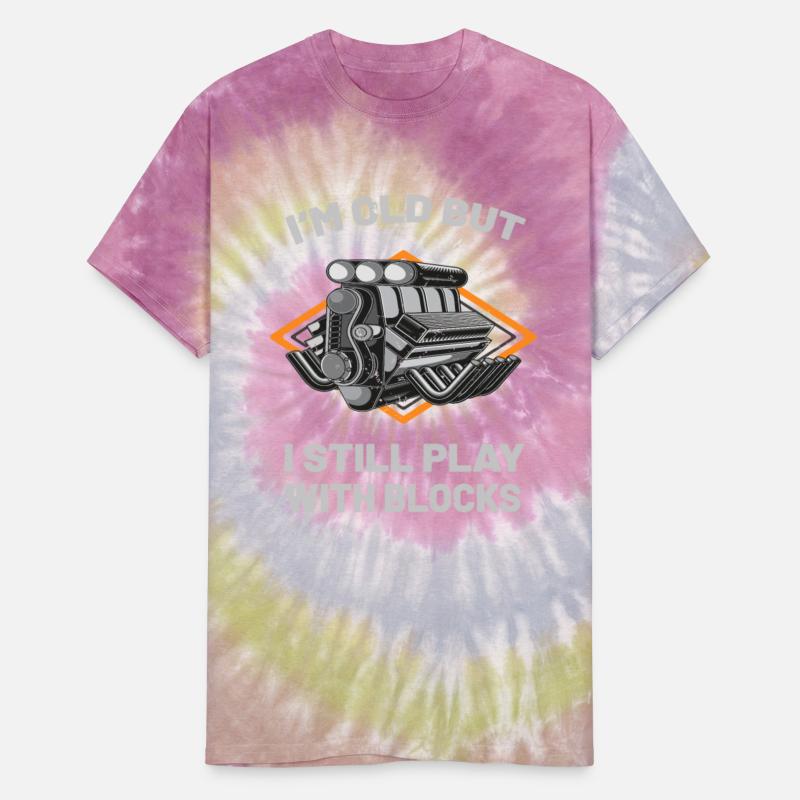 Car Mechanic Racing Engine Block Men