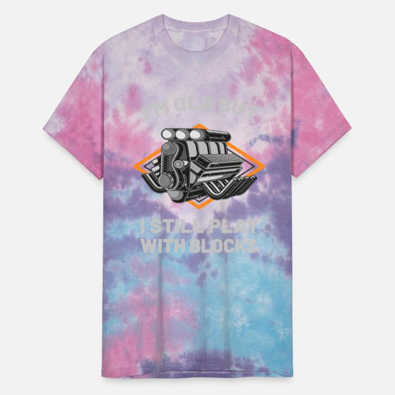 Car Mechanic Racing Engine Block Men