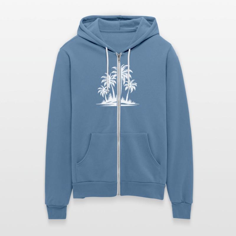 Caribbean Islands And Palm Trees