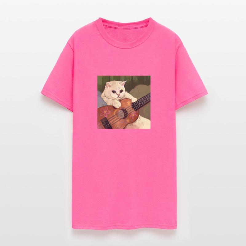 Cat Guitar Player Meme Guitarist Kitty Funny Music