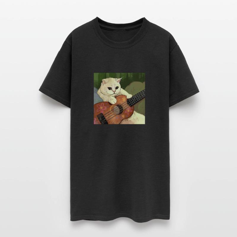 Cat Guitar Player Meme Guitarist Kitty Funny Music