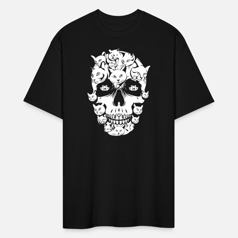 Cat Lover Funny Cute Cat Skull