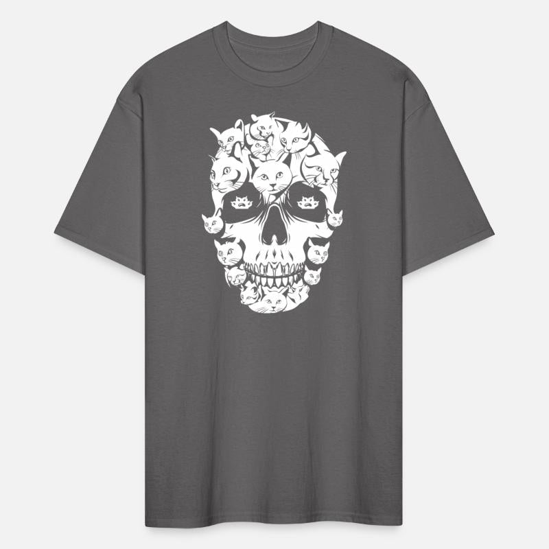 Cat Lover Funny Cute Cat Skull