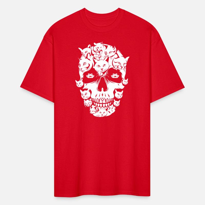 Cat Lover Funny Cute Cat Skull