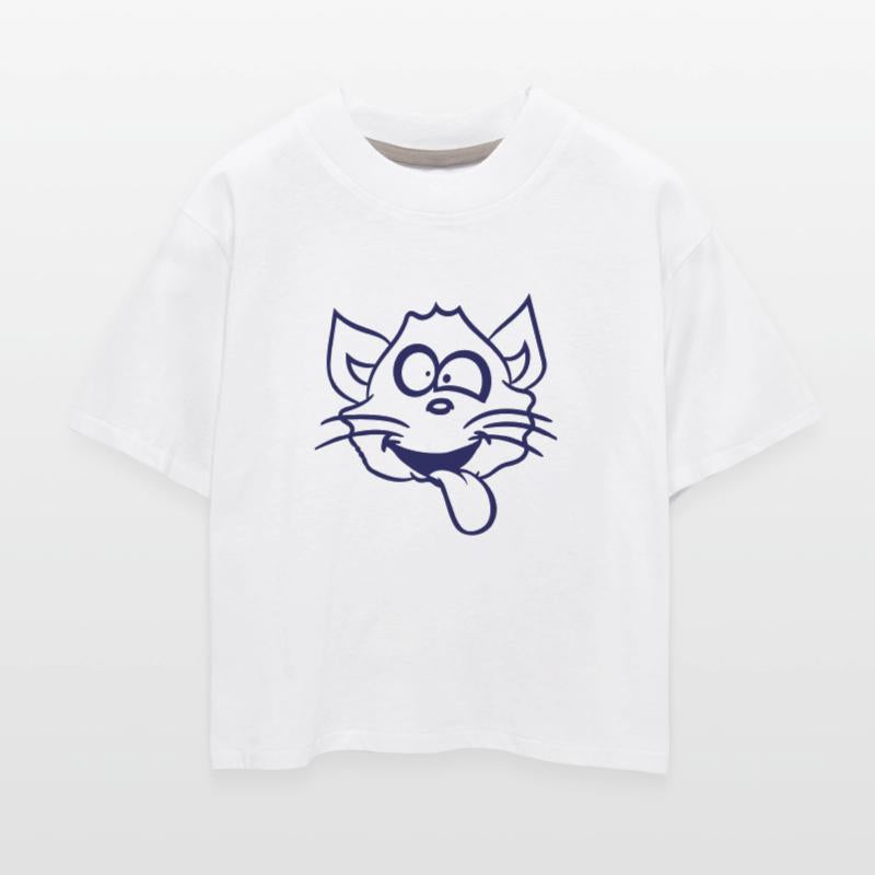 Cat Squinting Funny Crazy Stick Out Tongue Grimace