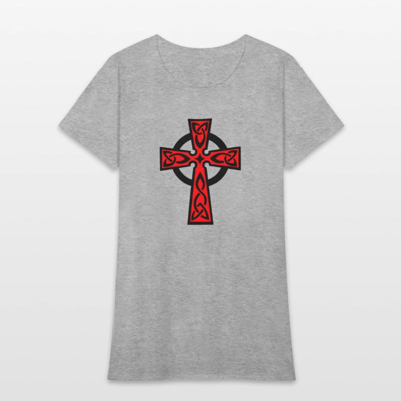 Celtic cross red