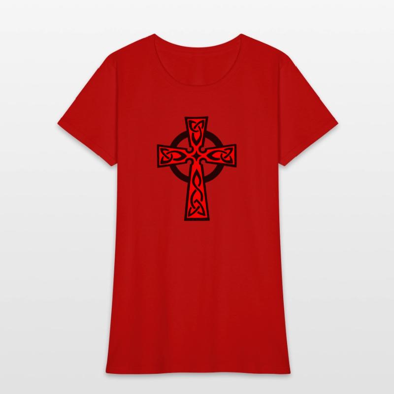 Celtic cross red