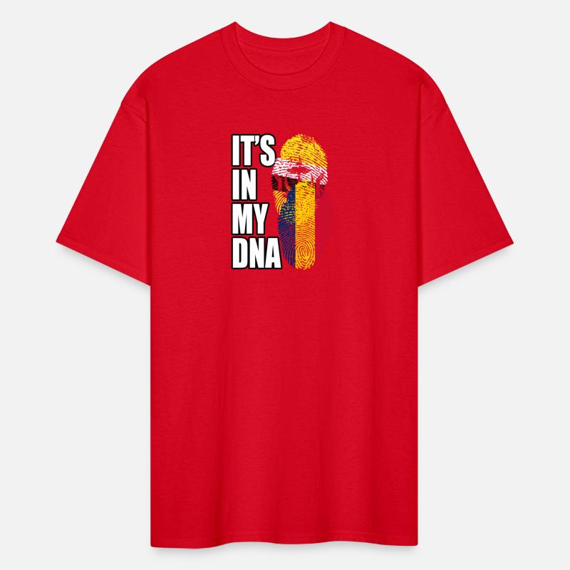 Chadian And Bruneian Mix Heritage DNA Flag