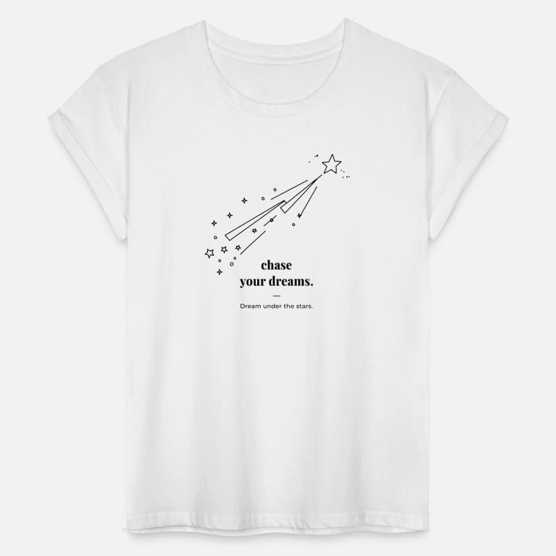 Chase Your Dream Minimal Black Star And Typography