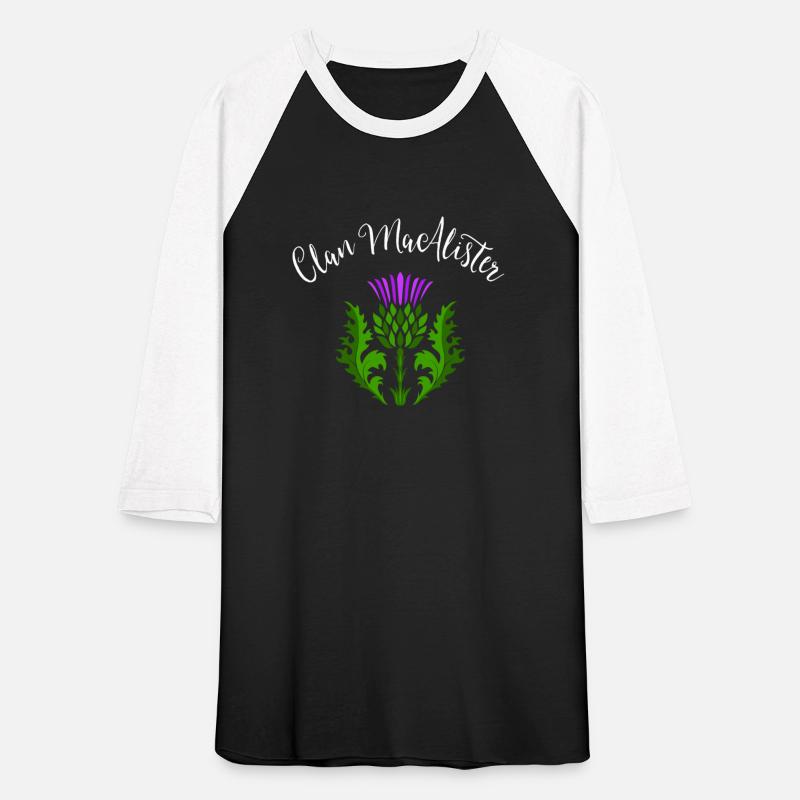 Clan MacAlister Surname Thistle Flower Scottish
