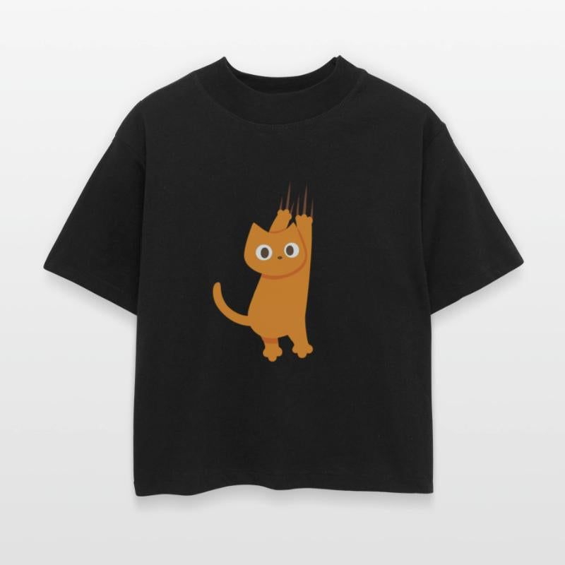 Clawing Orange Cat Cartoon