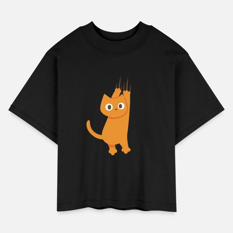 Clawing Orange Cat Cartoon
