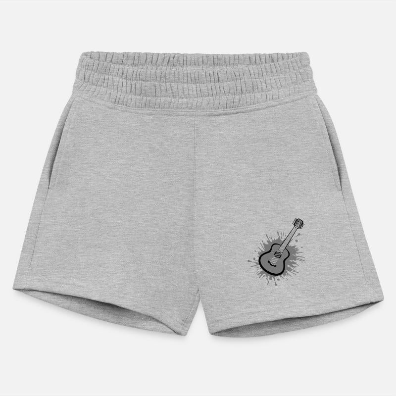 color blob drop guitarist