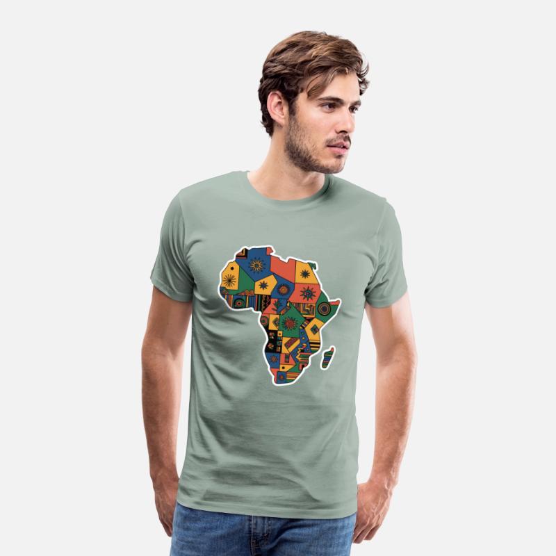 Colorful Map Of Africa